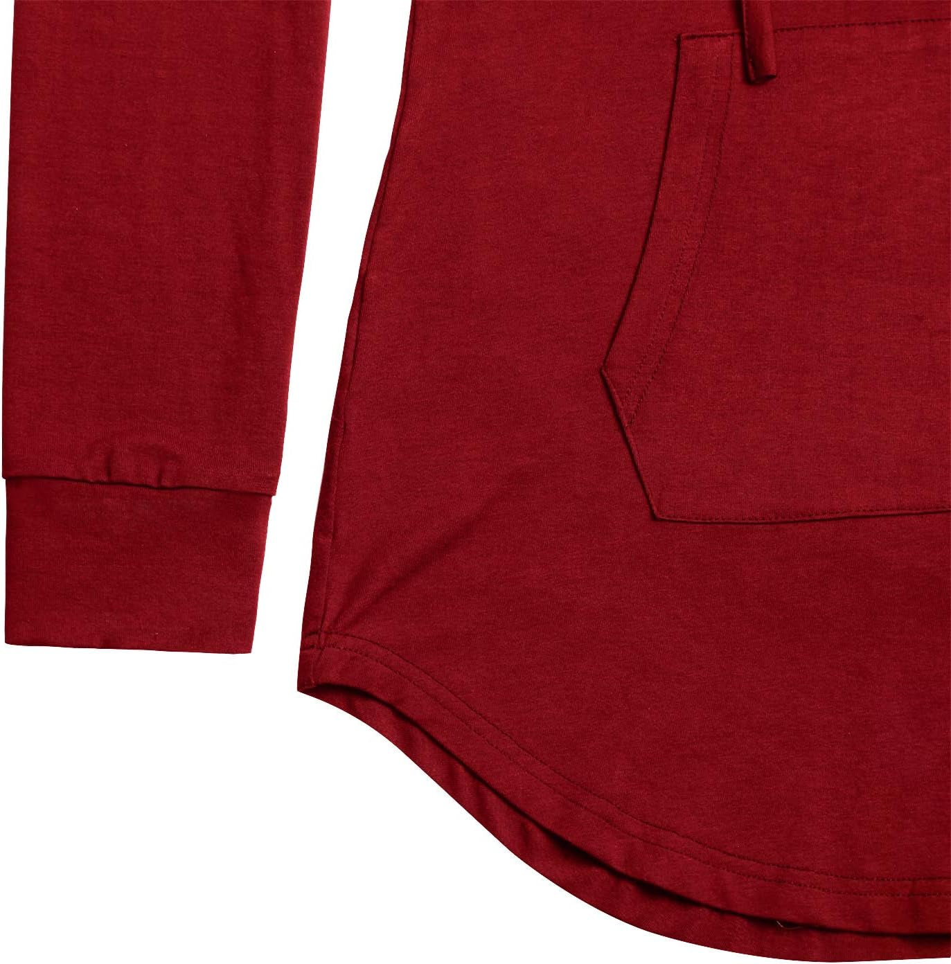 Women Tunic Hoodies Long Sleeves Pocket Crewneck Dressy Shirts